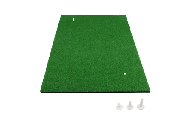 Golf-træningsmåtte Standard Golftræningsmåtte Med Ægte Følelse 1,5 X 1 M Grøn