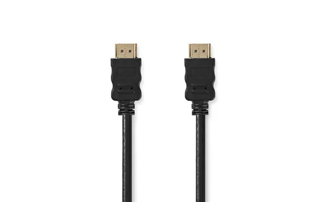 Højhastigheds Hdmi -kabel Med Ethernet Hdmi -stik Hdmi -stik 4k 30hz Arc 10,2 Gbps 10,0 M Runde Pvc Sort Tag
