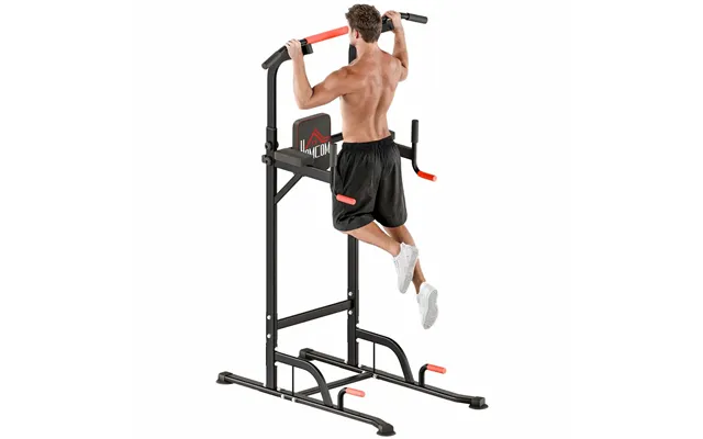 Justerbar Power Tower Pull-up & Dip-station - 120 Kg Kapacitet
