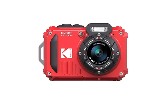 Kodak Digitalkamera Pixpro Wpz2 4x Wp 16mp Wifi Rød