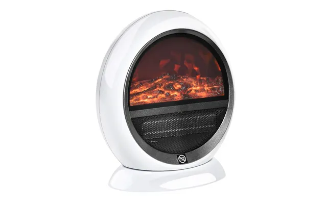 Led Elektrisk Pejs Mini Bordpejs 1500w Med Flammeeffekt - Stabil