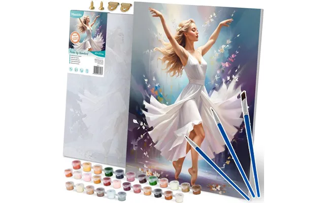 Maleri Efter Tal 40x50 Cm Massido Dancing Woman