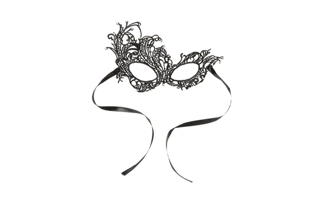Maskerademaske I Blonder - Svart