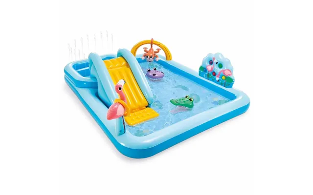 Oppustelig Legeplads Jungle 244 X 198 X 71 Cm Intex 57161