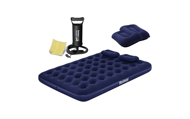 Oppustelig Madras 203x152x22 Cm Med Stempelpumpe Bestway 67374