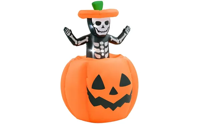 Oppusteligt 150 Cm Halloween Græskar Med Led