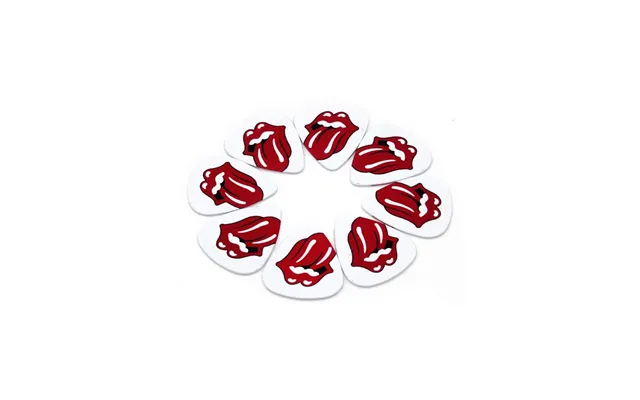 Plekter Med Rollingstones, 10-pack - Guitar Tilbehør
