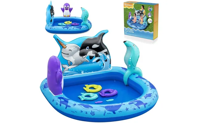 Polar Pals Oppustelig Legeplads 134 X 131 X 73 Cm Bestway 53156
