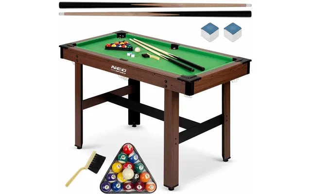 Poolbord 122 X 61 X 76 Cm Ns-807 Mørkebrunt