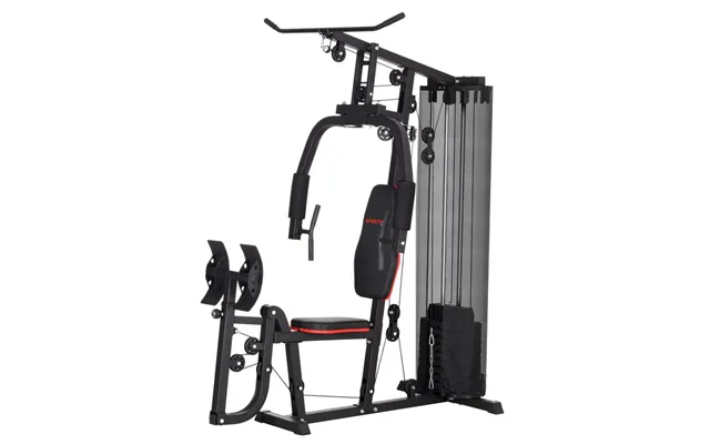 Power Station - Multifunktionel Fitness Station Med Lat Pulldown & Butterfly Bar