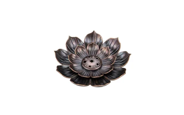 Røgelseholder, Lotus - Bronze