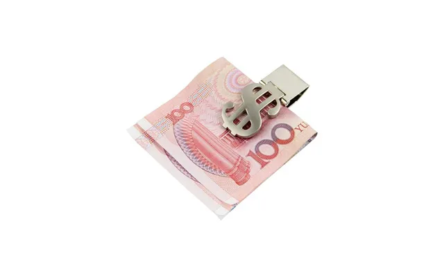 Seddelclips Med Dollar Symbol - Rustfrit Stål