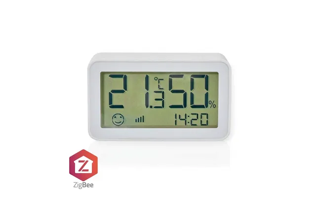 Smartlife Klimasensor Zigbee 3.0 Batteri Android Ios Hvid