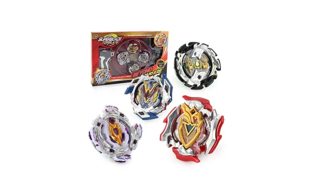 Superblade Top Plate Battle Set 4-pack - Rød
