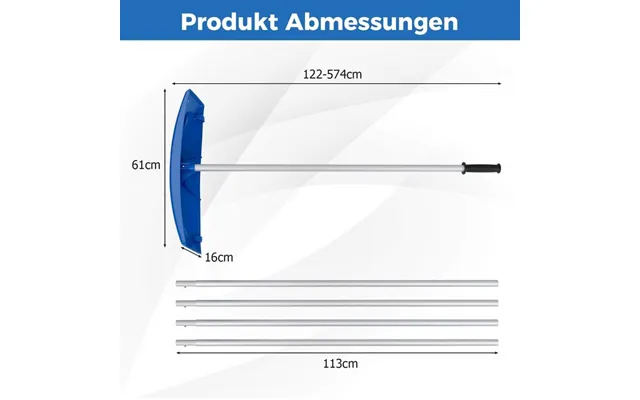 Tagsnerydder Med Hjul & Plastsneskovle Tag Snerydder Sneskovl