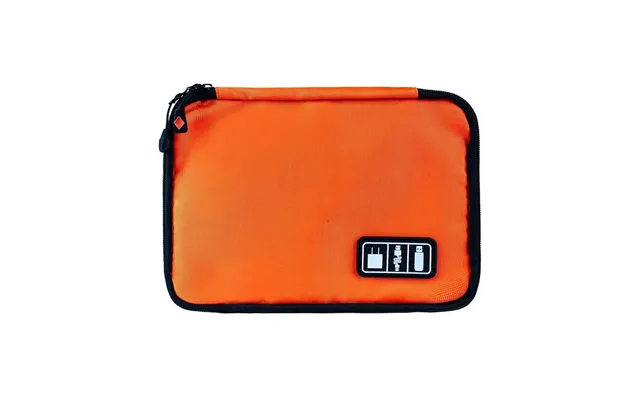 Taske, Opbevaring Af Kabler, Elektronik - Orange