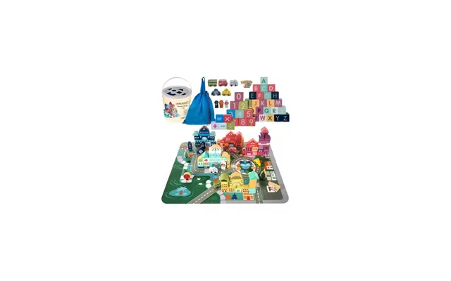 Træklodser City Puzzle & Sorter - 100 Brikker
