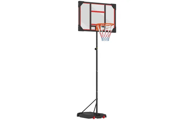 Udendørs Basketballkurv Til Børn - 210-260 Cm Højdejusterbar Basketballstander Med Hjul