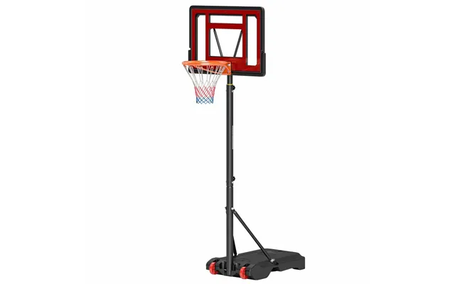 Udendørs Basketballstativ Med Hjul - 160-210 Cm Højdejusterbar Basketballring Med Stativ