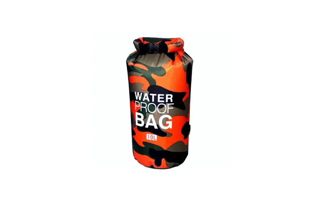 Vandtæt Pose 10l, Camouflage - Orange