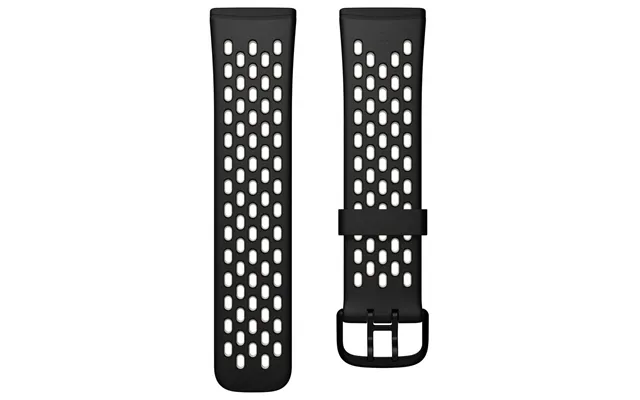 Versa 3 4 - Sense 2 Sport Band Sort L.hvid S
