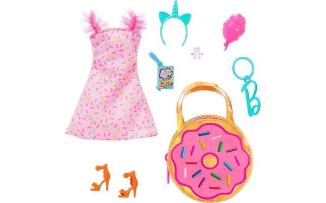Barbie Deluxe Taske Med Sparkle Kjole