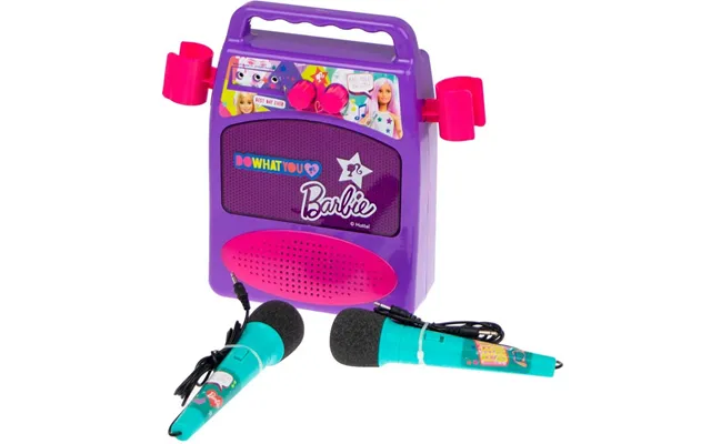 Barbie Højtaler Med 2 Mikrofoner