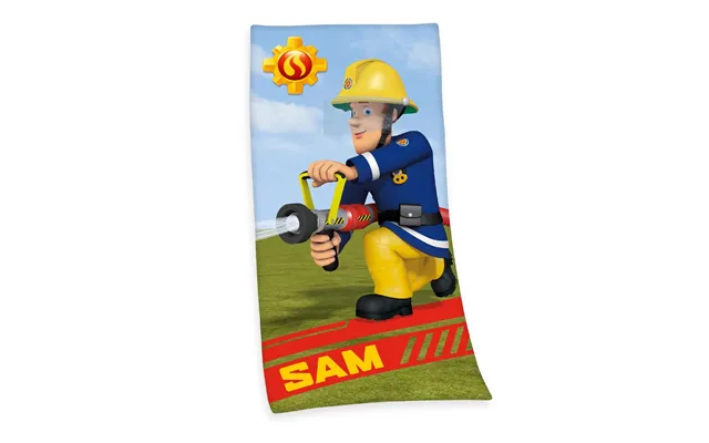 Brandmand Sam Håndklæde 75x150 Cm
