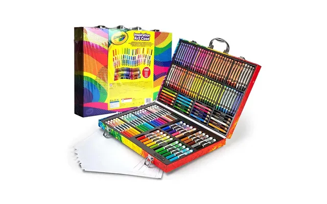 Crayola Kæmpe Malekuffert Med 140 Dele