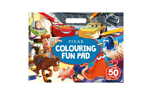 Disney Pixar Malebog Med Klistermærker