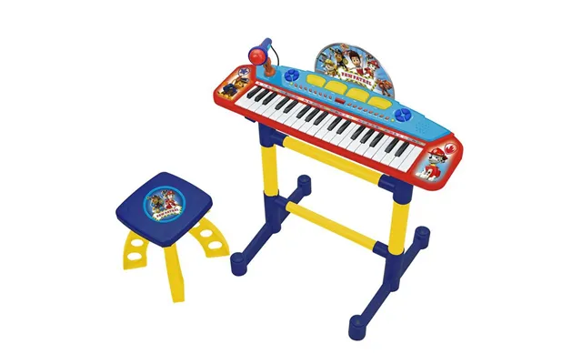 Keyboard Med Mikrofon Og Skammel