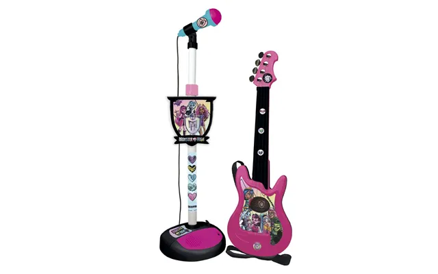 Monster High Guitar Med Mikrofon