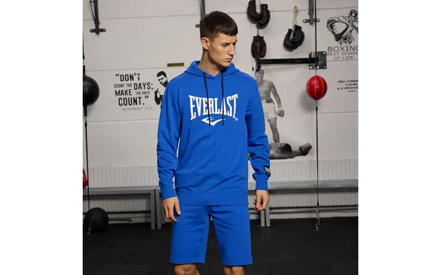 Everlast Mens Iconic Maximized Logo Sweat Hoodie - Blue