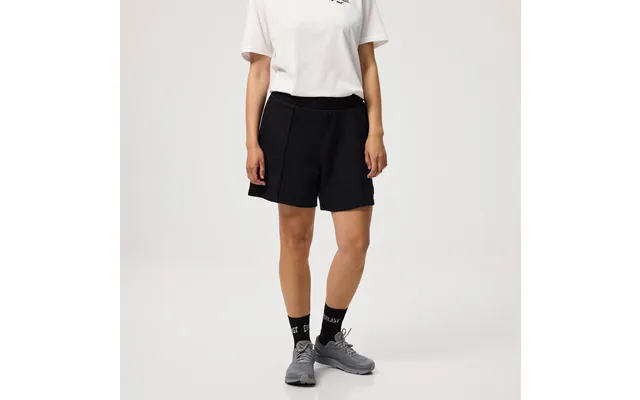 Everlast Womens Wide Pintuck Sweat Shorts - Black