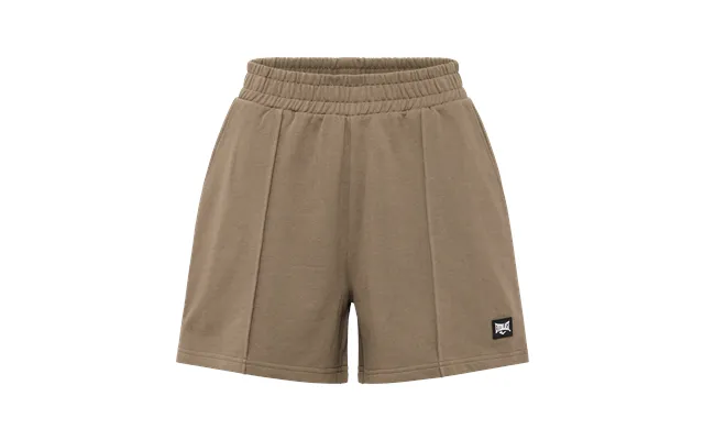 Everlast Womens Wide Pintuck Sweat Shorts - Sand
