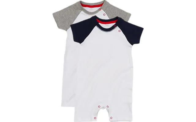 Babybugz Bz41 3-6 Monate Hvid Navy Rød Farve product image