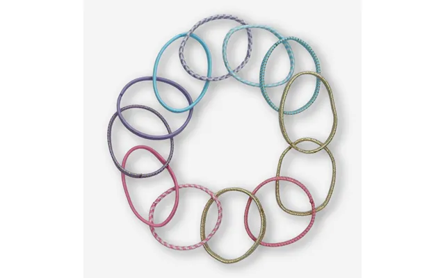 Multi-color Vibrant Hårelastikker - 12 Paragraph. Paragraph product image