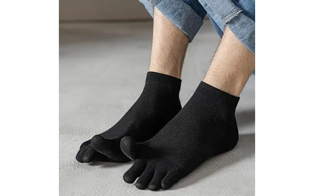 Sort Ankelstrømper Tåsokker product image