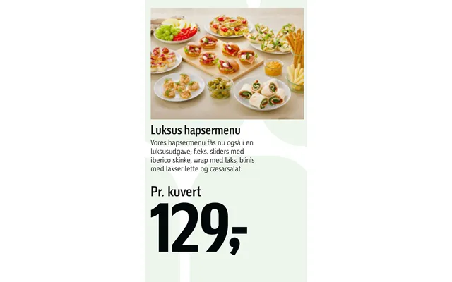 Luksus Hapsermenu product image