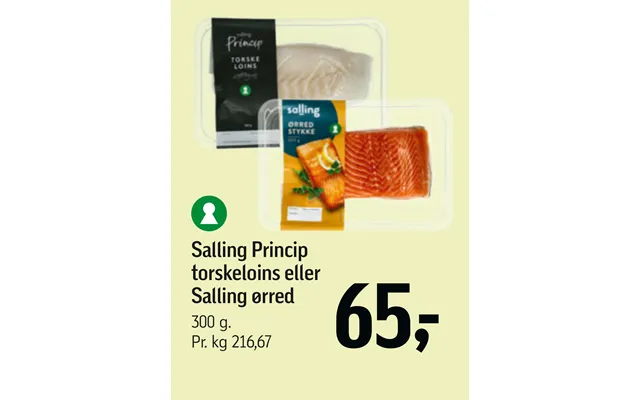 Salling principle torskeloins or salling trout product image