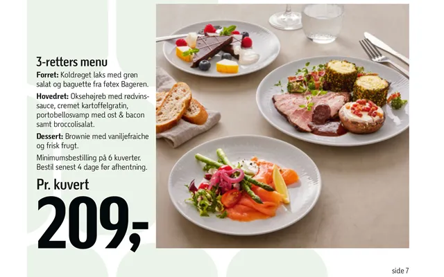 3-Retters menu product image