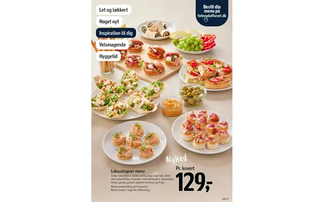 Bestil Din Menu På product image