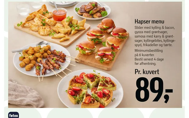 Hapser menu product image