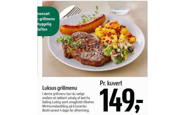 Luxury grillmenu product image