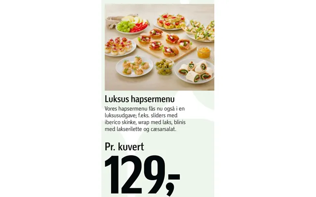 Luksus Hapsermenu product image