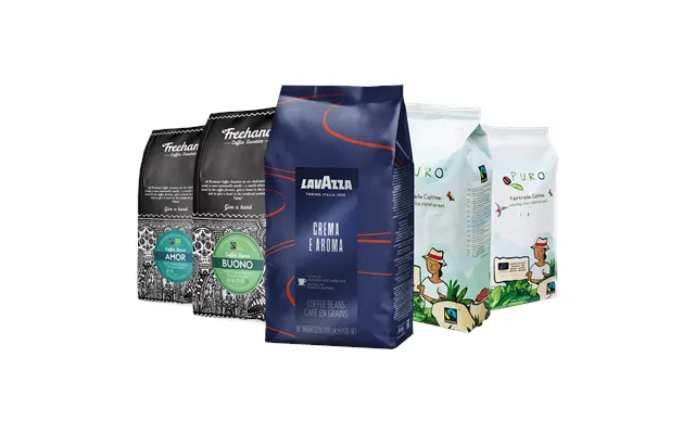 Den Blandede Kaffe Smagskasse - 5 Kg.