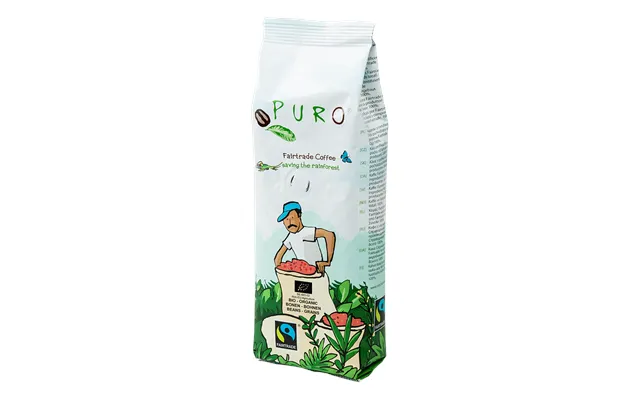 Puro Organic Kaffebønner - 250 G.