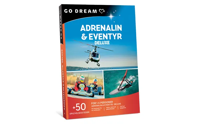Go Dream Adrenaline & Adventure - Deluxe- Experience Gifts Adventure product image