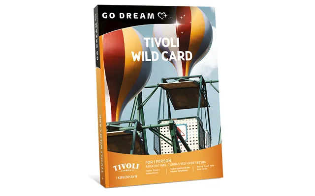 Go Dream Tivoli Wild Card- Oplevelsesgaver Entertainment