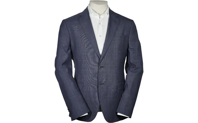 Let Detaljeret Blazer Fitted Navy